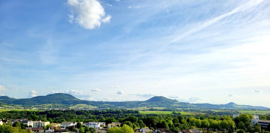 Ausblick Erdgeschosswohnung Schw�bisch Gm�nd