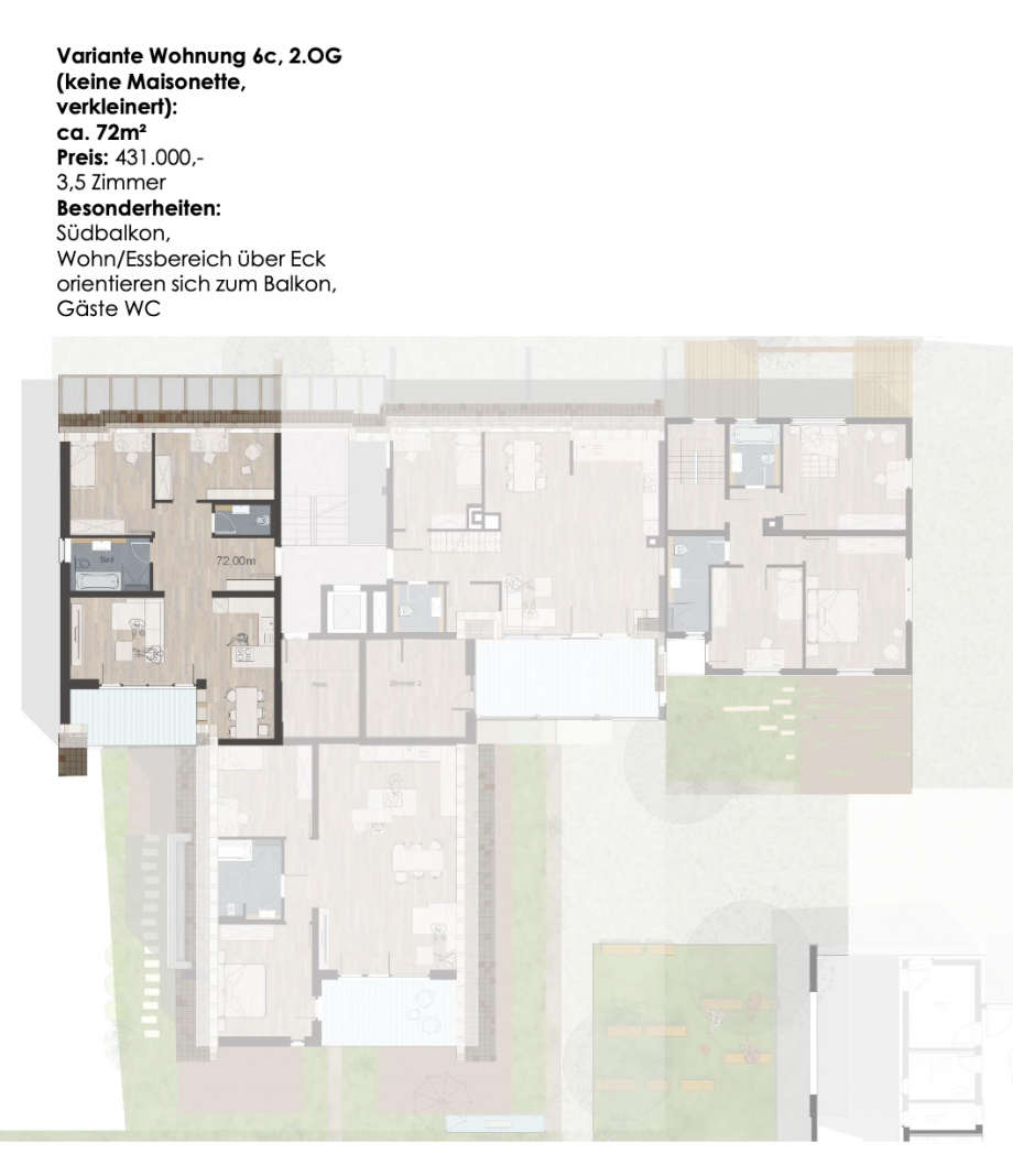 Grundriss Etagenwohnung Auenwald