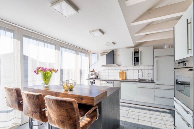 K�che Weissach im Tal Penthousewohnung Wohnen �ber den D�chern � Penthousewohnung mit Weitblick, Luxusausstattung und 2 Garagen