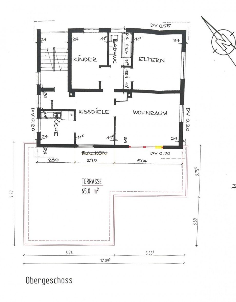 Obergeschoss Mehrfamilienhaus Murrhardt
