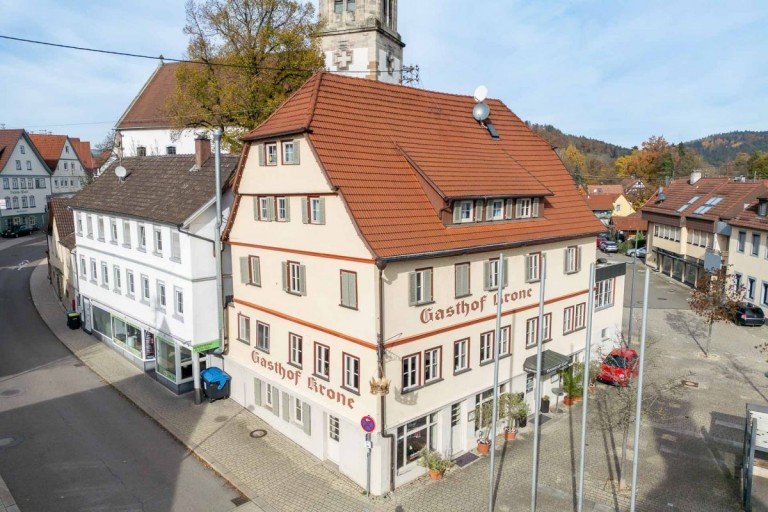 Hausansicht Sulzbach an der Murr Renditeobjekt Historisches Gasthaus Zur Krone � Denkmalgesch�tzt - verkauft! -
