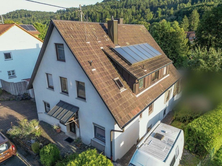 Hausansicht Dachgeschosswohnung Murrhardt