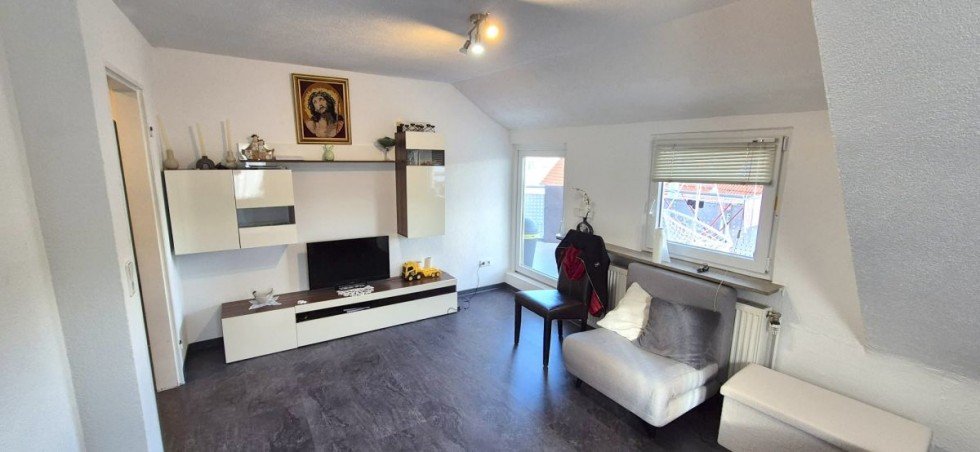 Wohnzimmer Etagenwohnung Ebersbach an der Fils