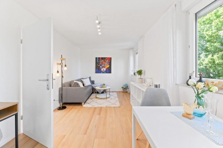 Wohnzimmer Waiblingen Etagenwohnung Sonnenk�nigin: Sofort einziehen und ankommen - verkauft! -