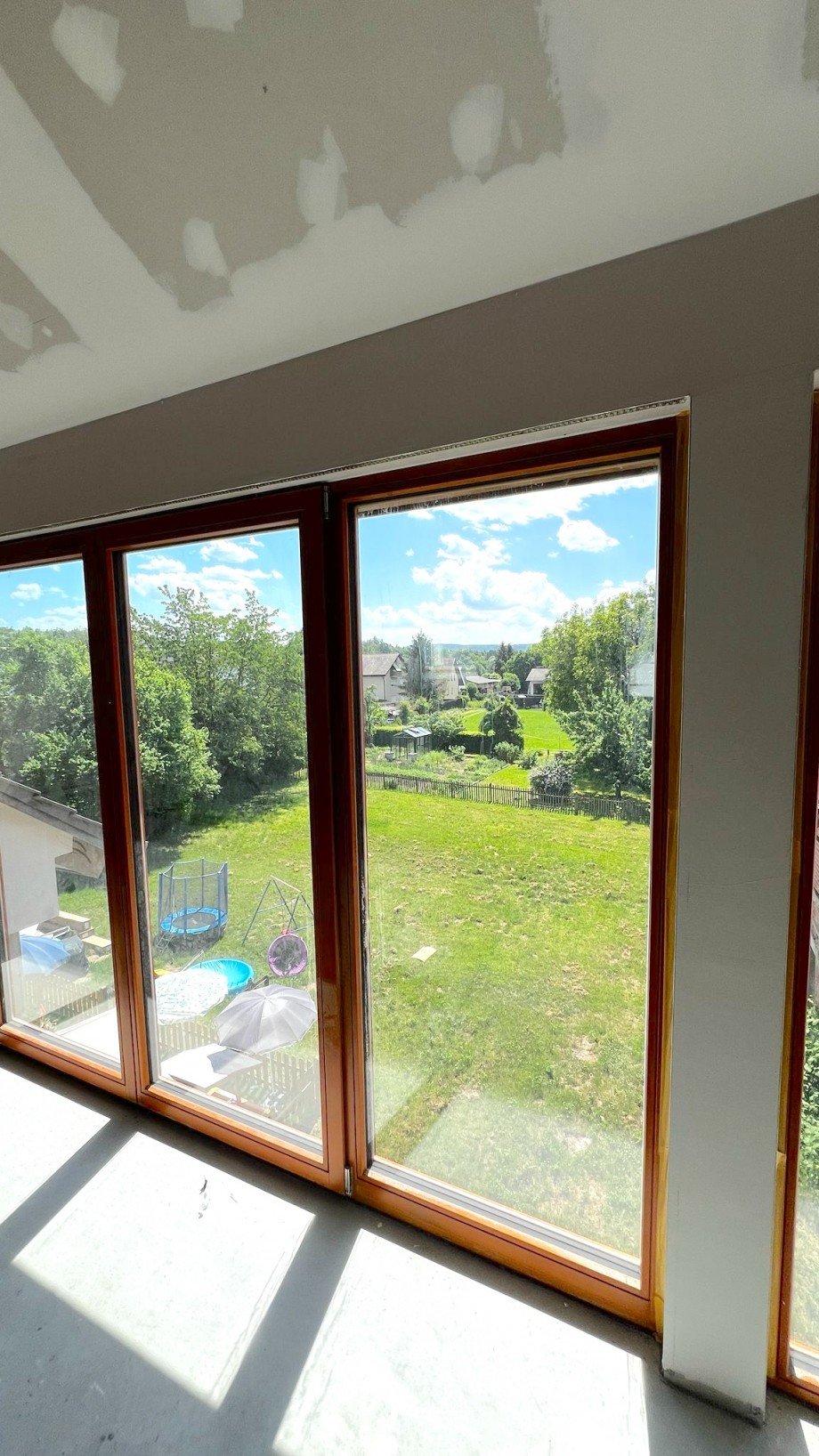 bodentiefe Fenster Dachgeschosswohnung Auenwald