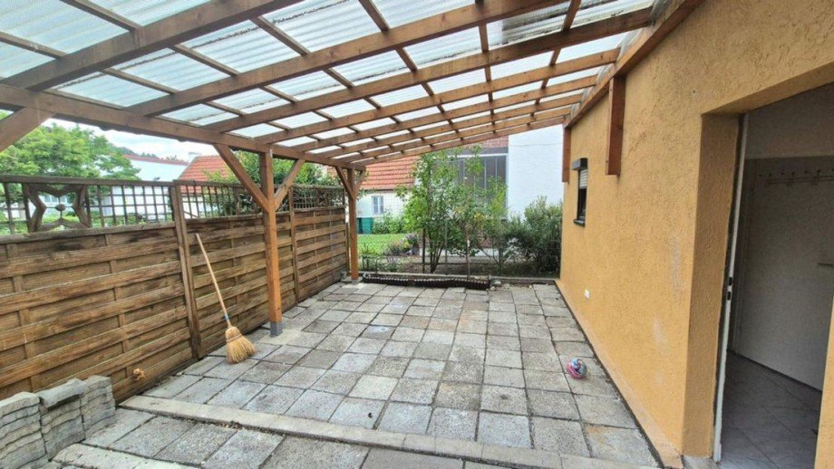 �berdachte Terrasse Einfamilienhaus Heidenheim