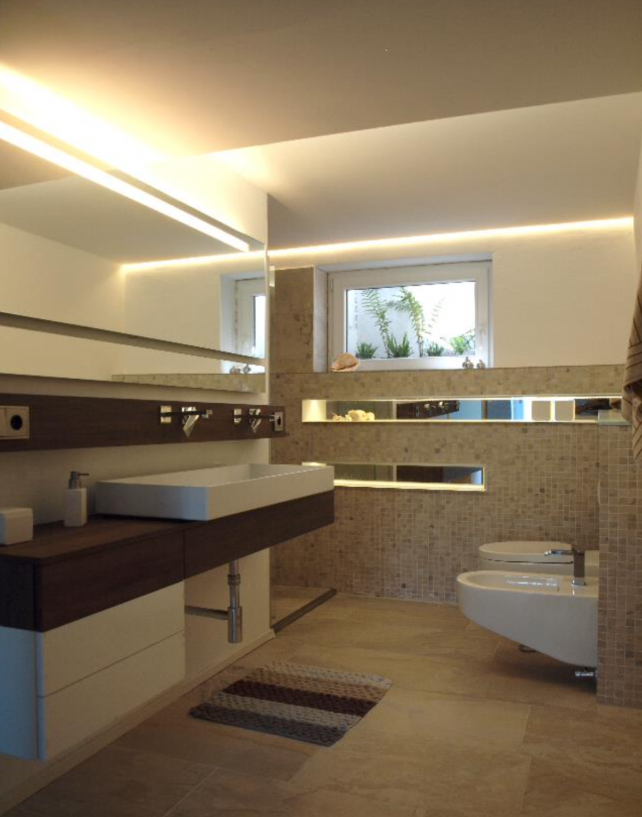 Beispiel Badezimmer Etagenwohnung Auenwald