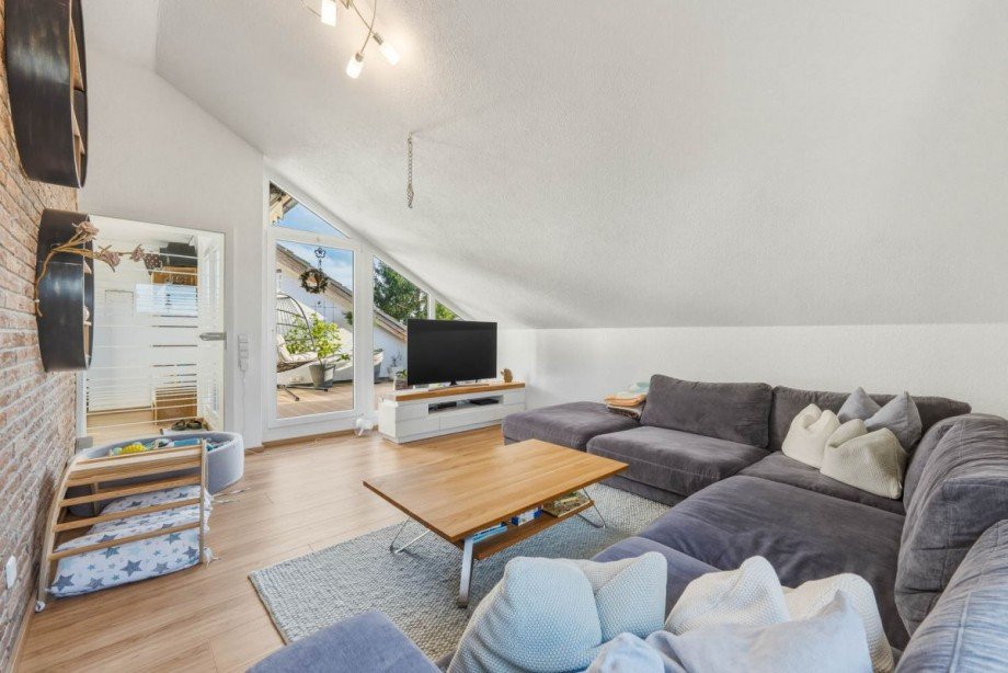 Wohnbereich Dachgeschosswohnung Gro�bottwar
