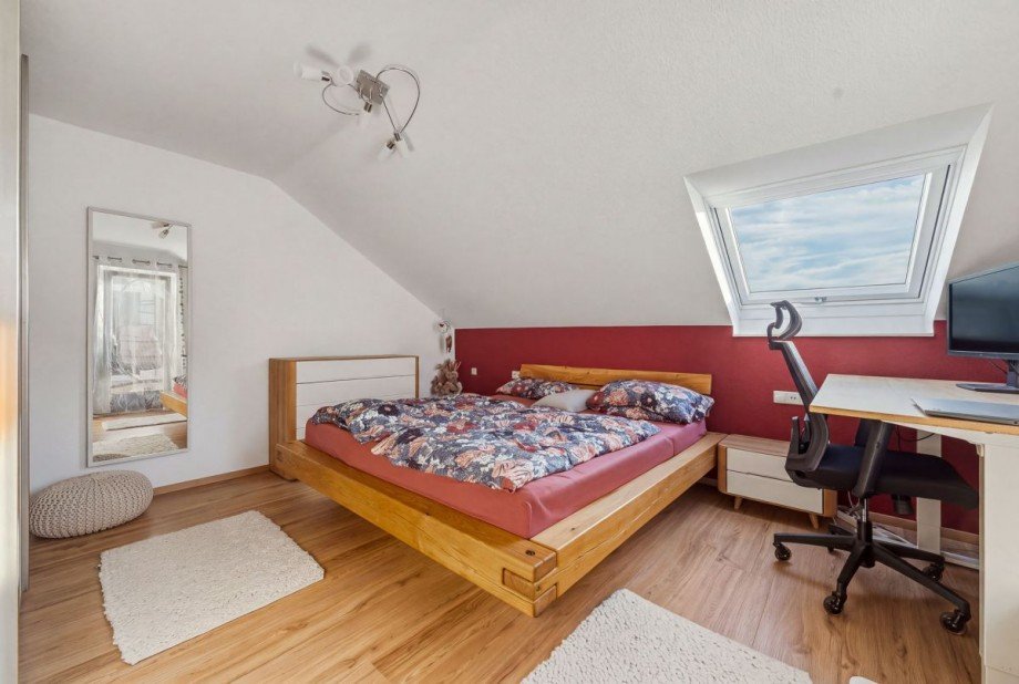 Schlafzimmer Dachgeschosswohnung Gro�bottwar