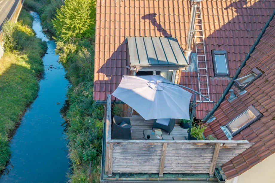 Balkon Dachgeschosswohnung Murrhardt