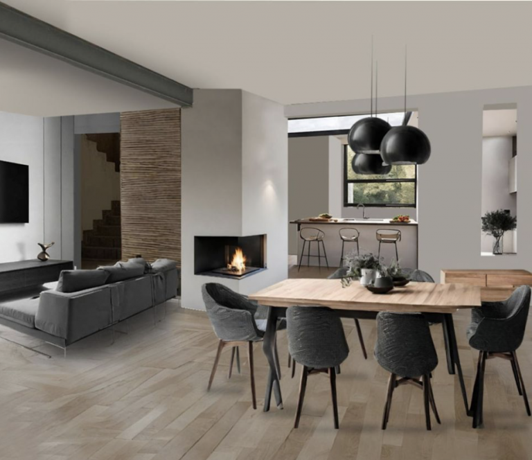 Beispiel Wohn- und Essbereich Auenwald Etagenwohnung Barrierefreie 3,5-Zimmer-Wohnung in hochwertiger Neubauqualit�t mit KfW-F�rderung